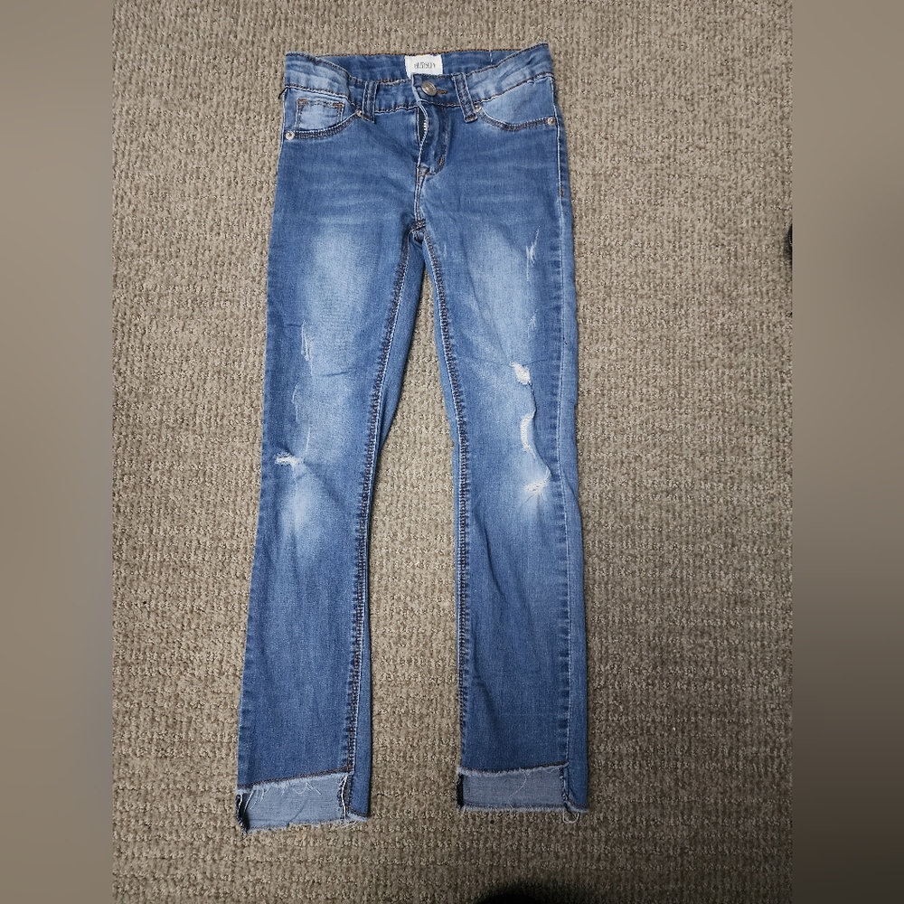 Girls Size 10 Hudson Distressed Jeans